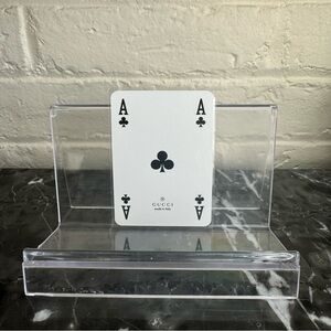Ace of Clubs Collectable Gucci Playing Card with COA